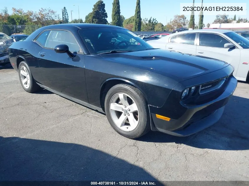 2014 Dodge Challenger Sxt VIN: 2C3CDYAG1EH225384 Lot: 40738161