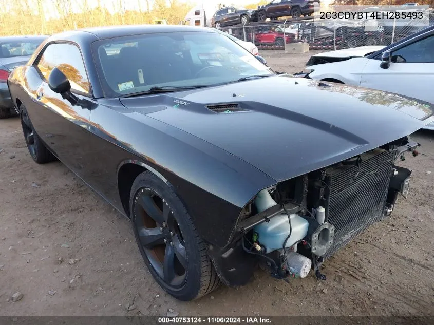 2014 Dodge Challenger R/T VIN: 2C3CDYBT4EH285493 Lot: 40753124