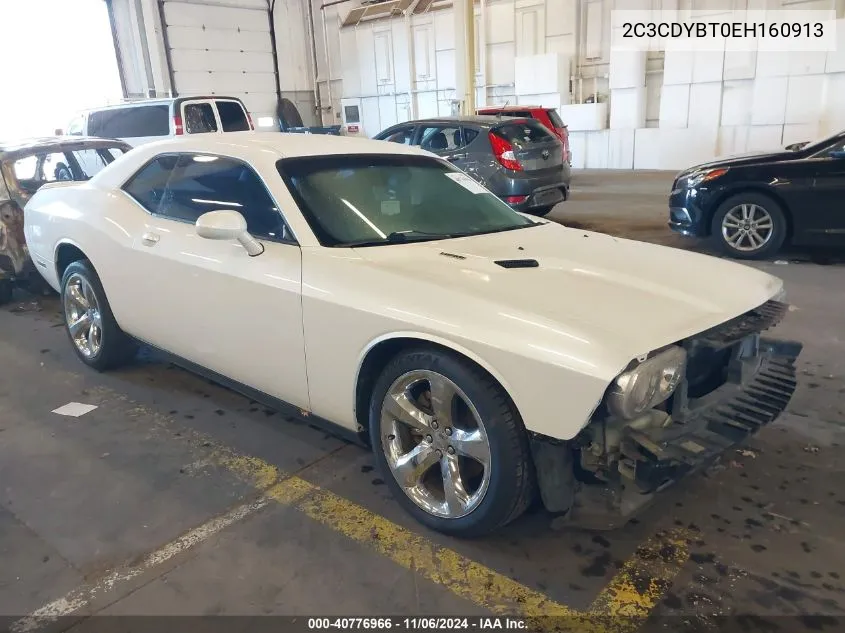 2014 Dodge Challenger R/T VIN: 2C3CDYBT0EH160913 Lot: 40776966