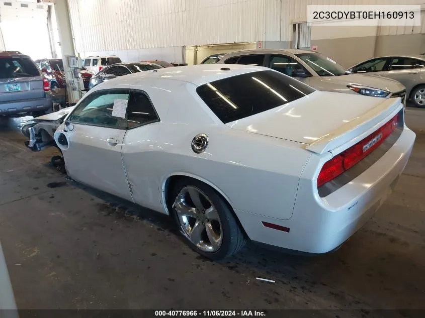 2014 Dodge Challenger R/T VIN: 2C3CDYBT0EH160913 Lot: 40776966