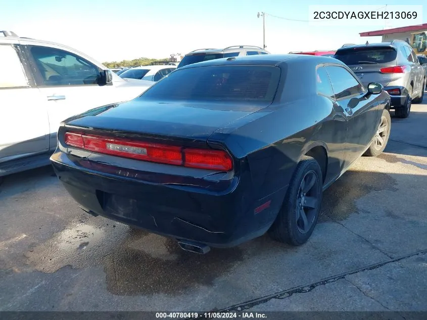 2014 Dodge Challenger Sxt VIN: 2C3CDYAGXEH213069 Lot: 40780419