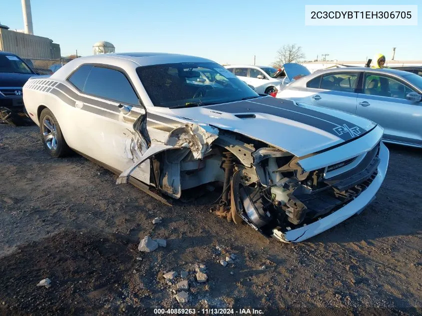 2014 Dodge Challenger R/T VIN: 2C3CDYBT1EH306705 Lot: 40859263