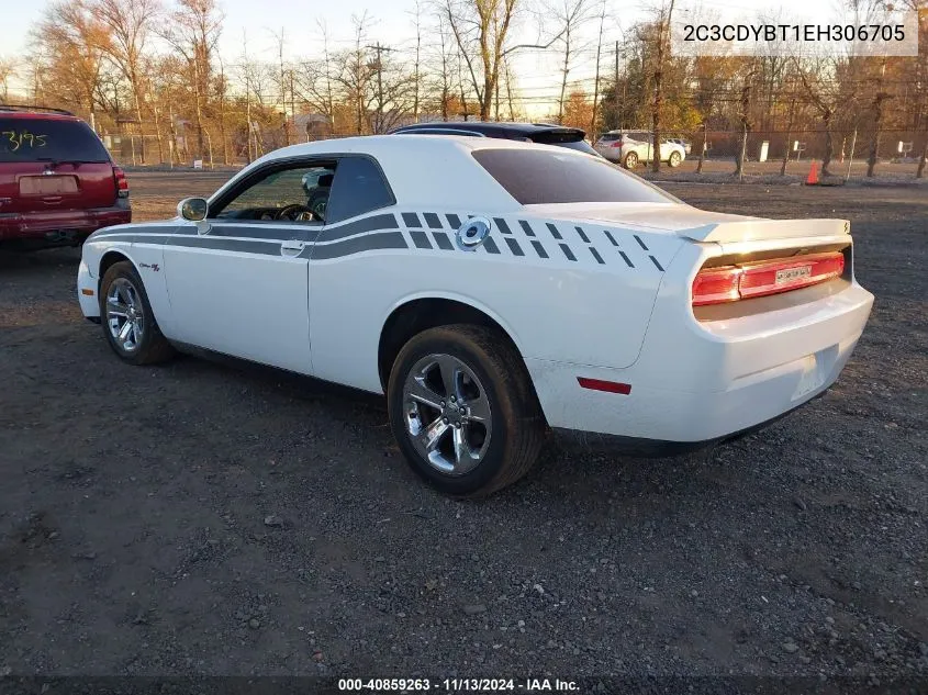 2014 Dodge Challenger R/T VIN: 2C3CDYBT1EH306705 Lot: 40859263