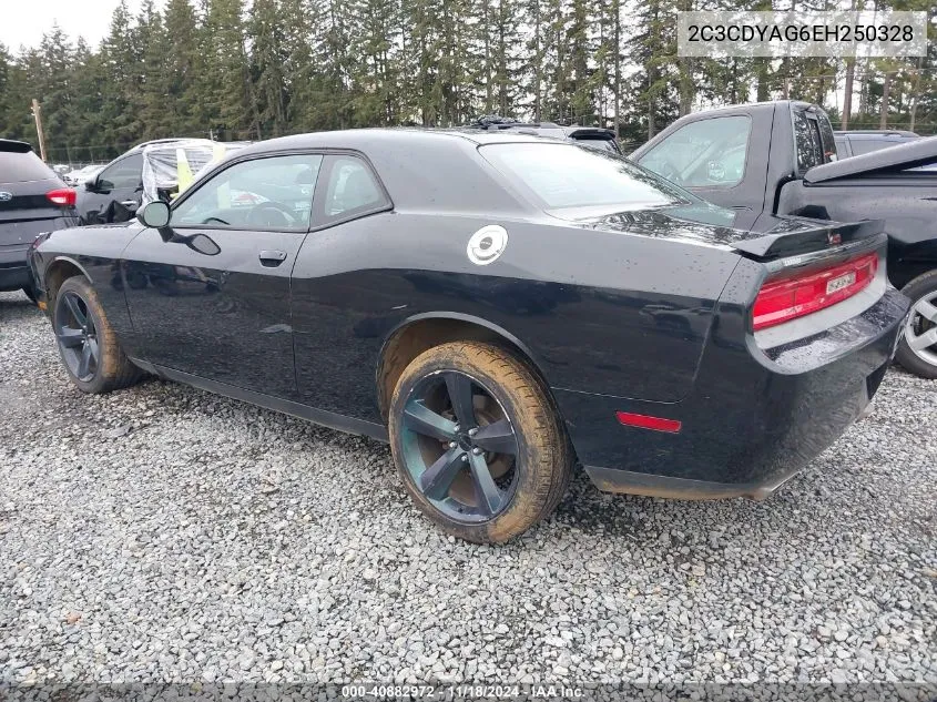 2014 Dodge Challenger Sxt Plus VIN: 2C3CDYAG6EH250328 Lot: 40882972