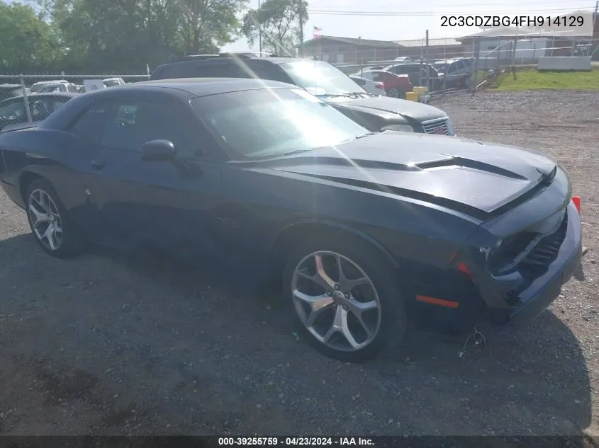 2015 Dodge Challenger Sxt Plus VIN: 2C3CDZBG4FH914129 Lot: 39255759