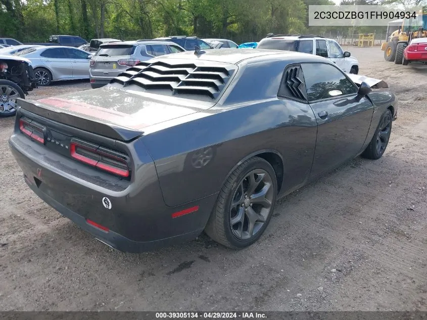 2C3CDZBG1FH904934 2015 Dodge Challenger Sxt Plus