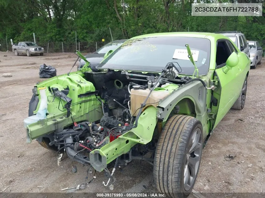 2015 Dodge Challenger R/T VIN: 2C3CDZAT6FH722788 Lot: 39375993