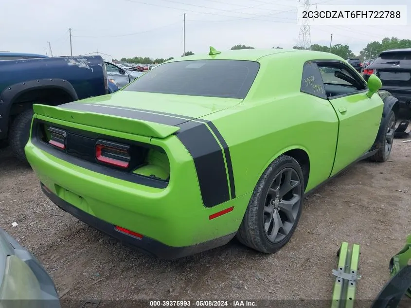 2C3CDZAT6FH722788 2015 Dodge Challenger R/T