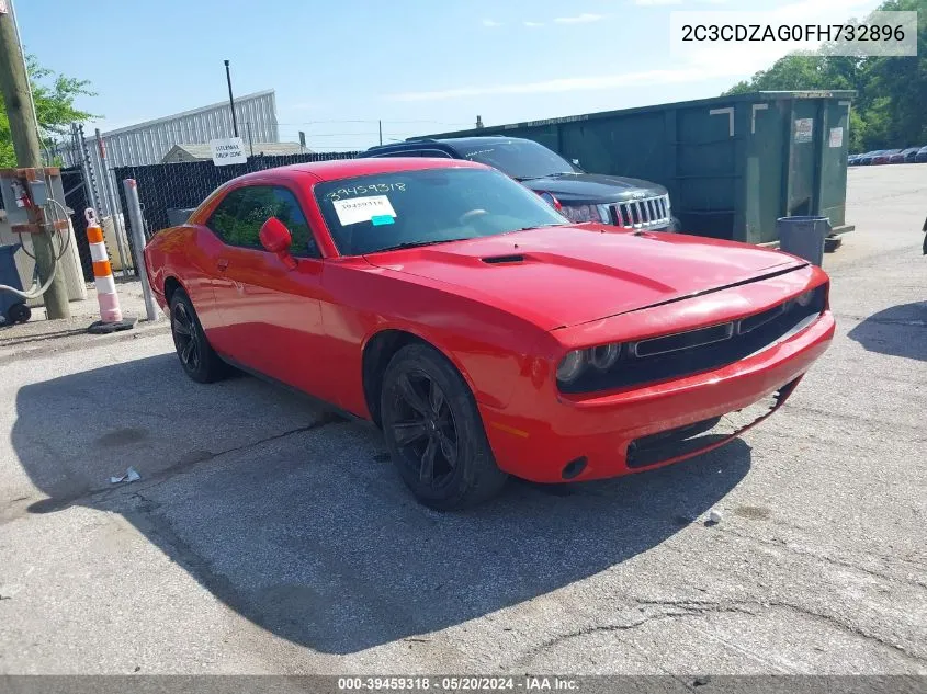 2C3CDZAG0FH732896 2015 Dodge Challenger Sxt