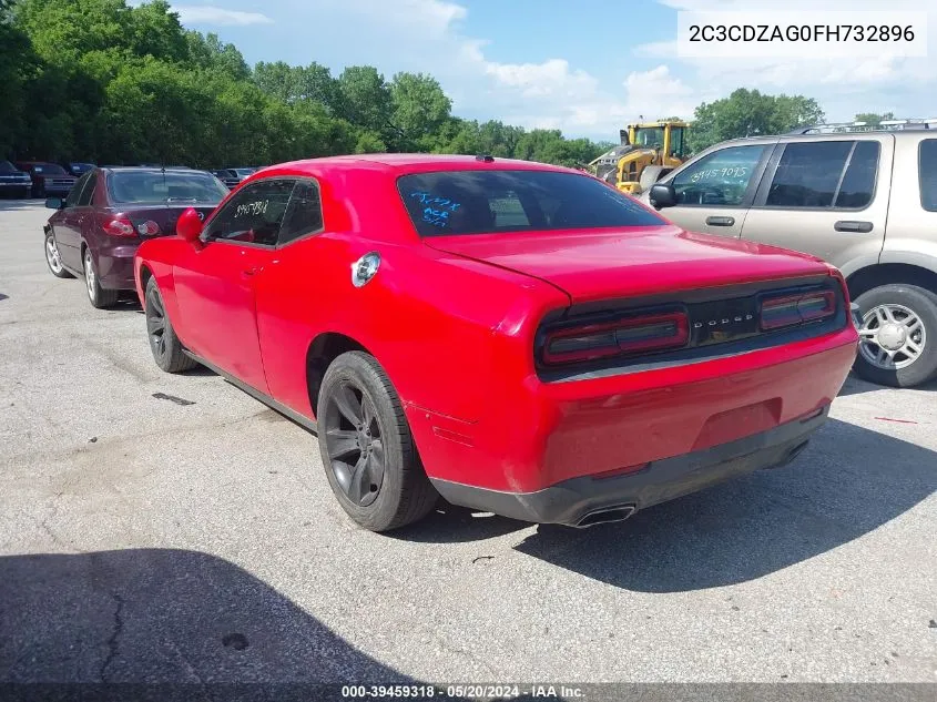 2015 Dodge Challenger Sxt VIN: 2C3CDZAG0FH732896 Lot: 39459318