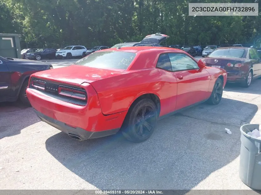 2C3CDZAG0FH732896 2015 Dodge Challenger Sxt