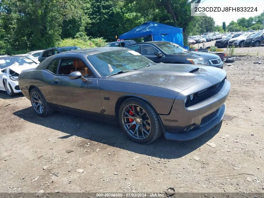 2C3CDZDJ8FH833224 2015 Dodge Challenger Srt 392