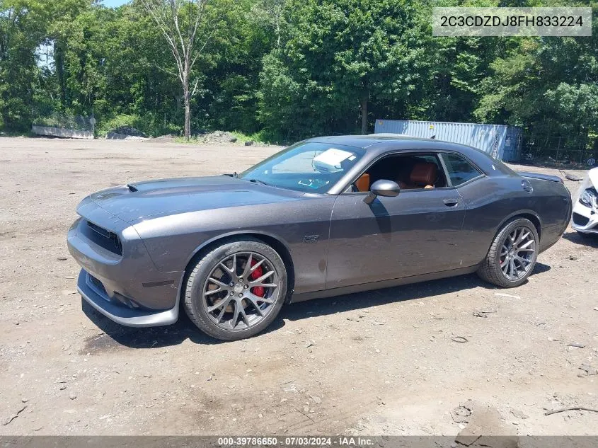 2C3CDZDJ8FH833224 2015 Dodge Challenger Srt 392