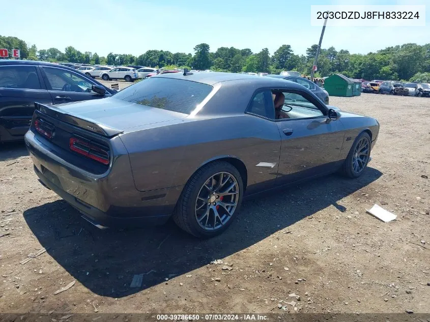 2C3CDZDJ8FH833224 2015 Dodge Challenger Srt 392