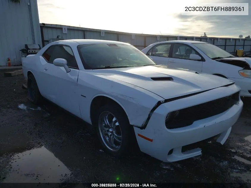 2C3CDZBT6FH889361 2015 Dodge Challenger Sxt Plus Or R/T Plus