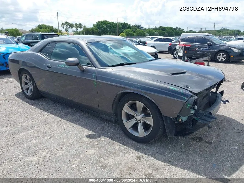 2015 Dodge Challenger R/T VIN: 2C3CDZAT2FH894798 Lot: 40041390