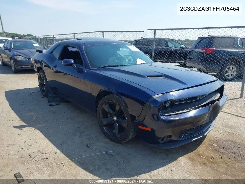 2015 Dodge Challenger Sxt VIN: 2C3CDZAG1FH705464 Lot: 40059121