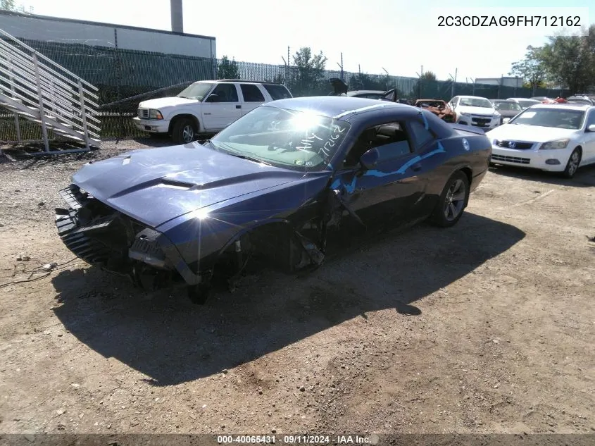 2C3CDZAG9FH712162 2015 Dodge Challenger Sxt