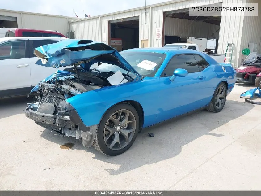 2015 Dodge Challenger Sxt Plus VIN: 2C3CDZBG2FH873788 Lot: 40149576