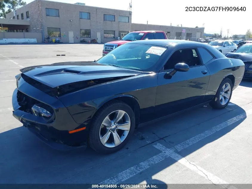 2C3CDZAG7FH909640 2015 Dodge Challenger Sxt