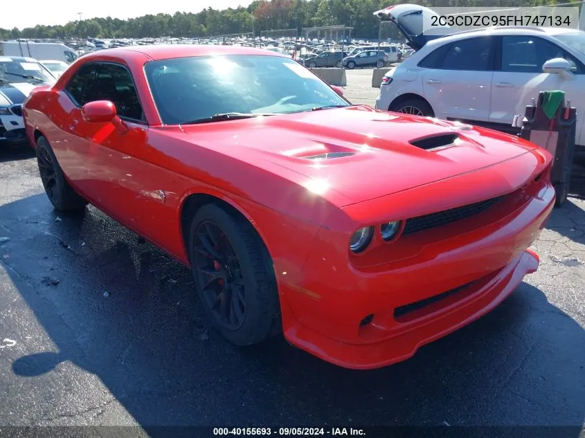 2C3CDZC95FH747134 2015 Dodge Challenger Srt Hellcat