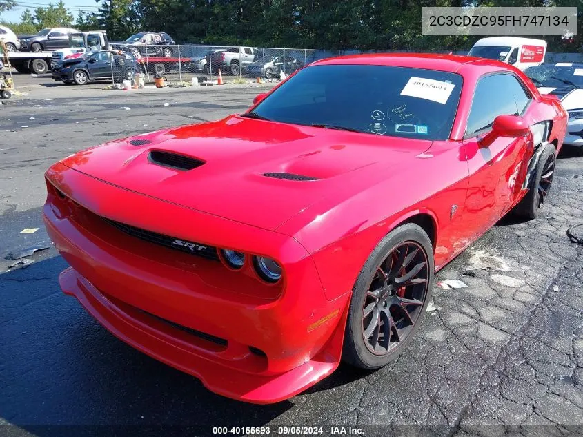 2C3CDZC95FH747134 2015 Dodge Challenger Srt Hellcat