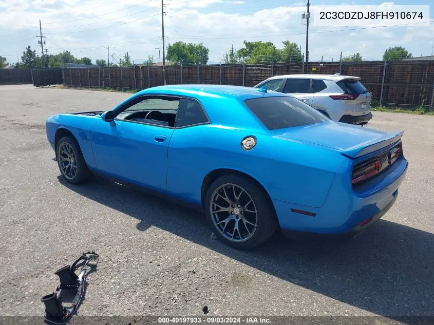 2C3CDZDJ8FH910674 2015 Dodge Challenger Srt 392