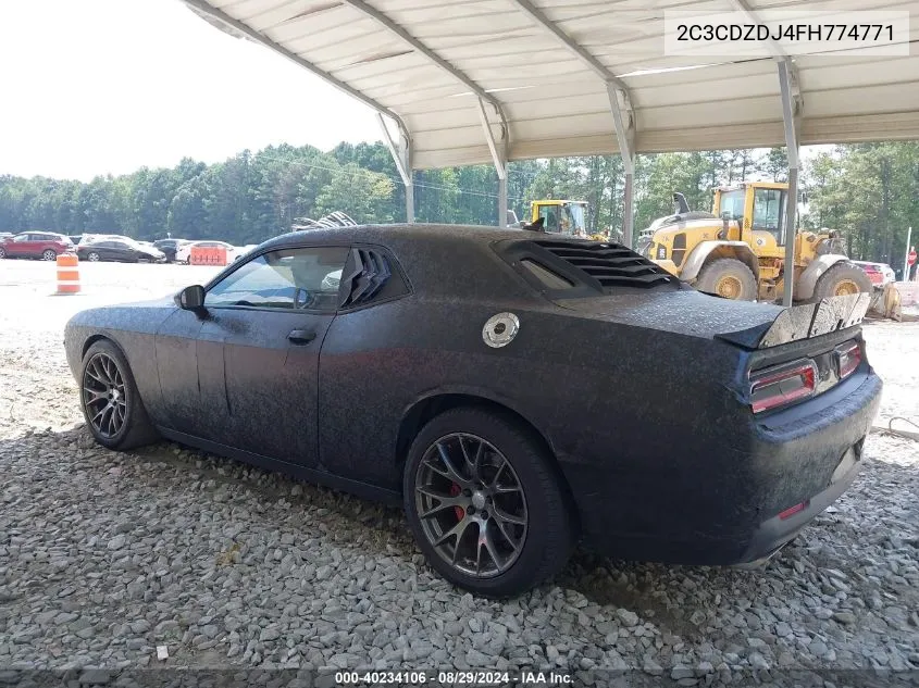 2C3CDZDJ4FH774771 2015 Dodge Challenger Srt 392