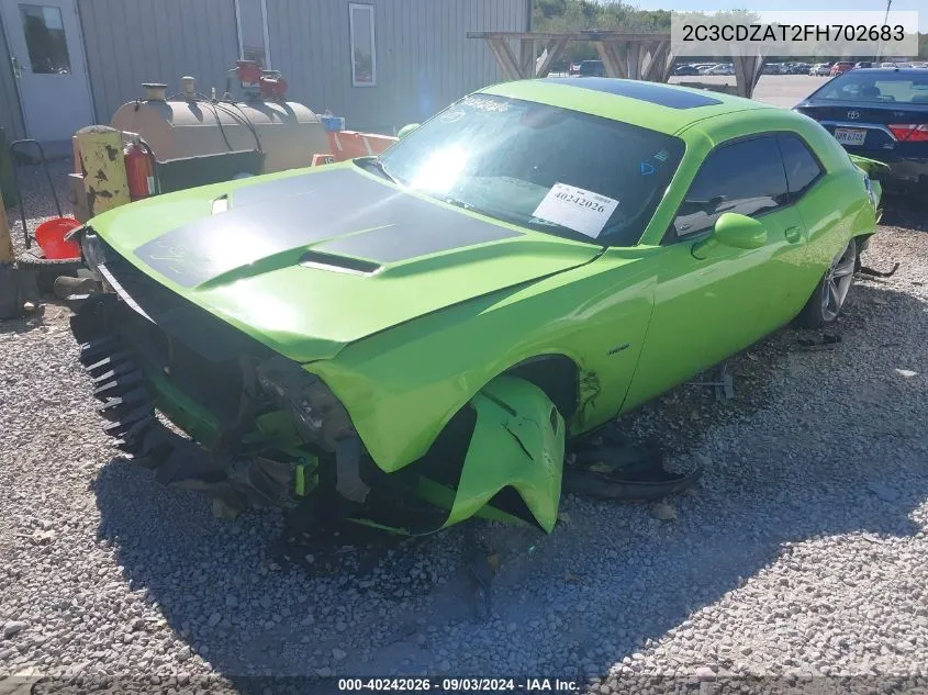 2015 Dodge Challenger R/T VIN: 2C3CDZAT2FH702683 Lot: 40242026