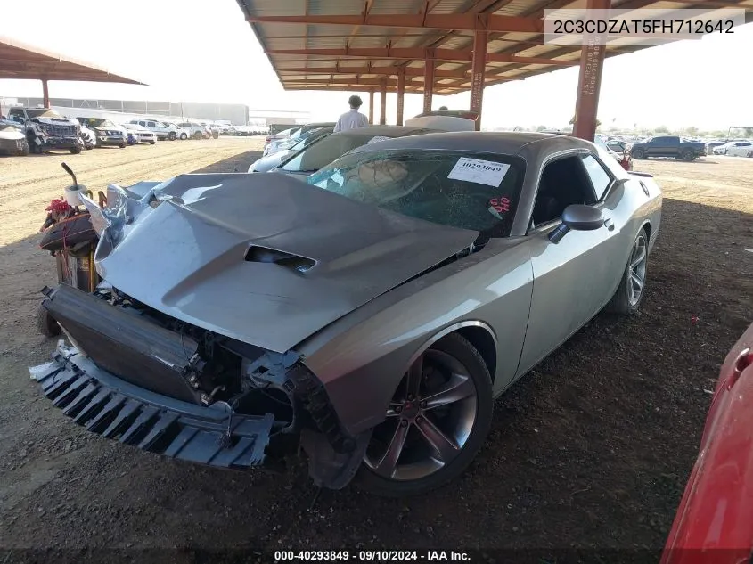 2C3CDZAT5FH712642 2015 Dodge Challenger Sxt