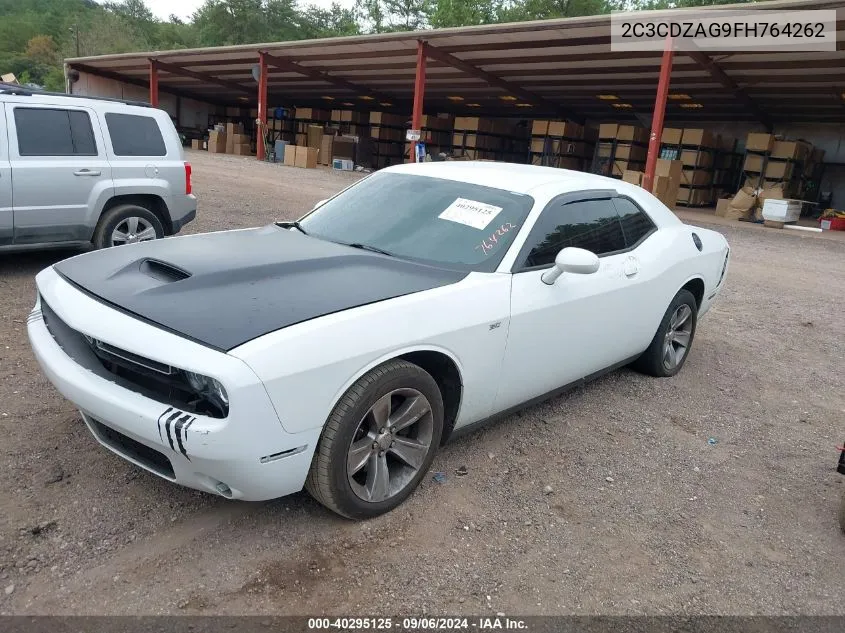 2015 Dodge Challenger Sxt VIN: 2C3CDZAG9FH764262 Lot: 40295125