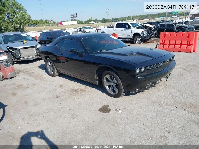 2015 Dodge Challenger Sxt VIN: 2C3CDZAG4FH789117 Lot: 40299872