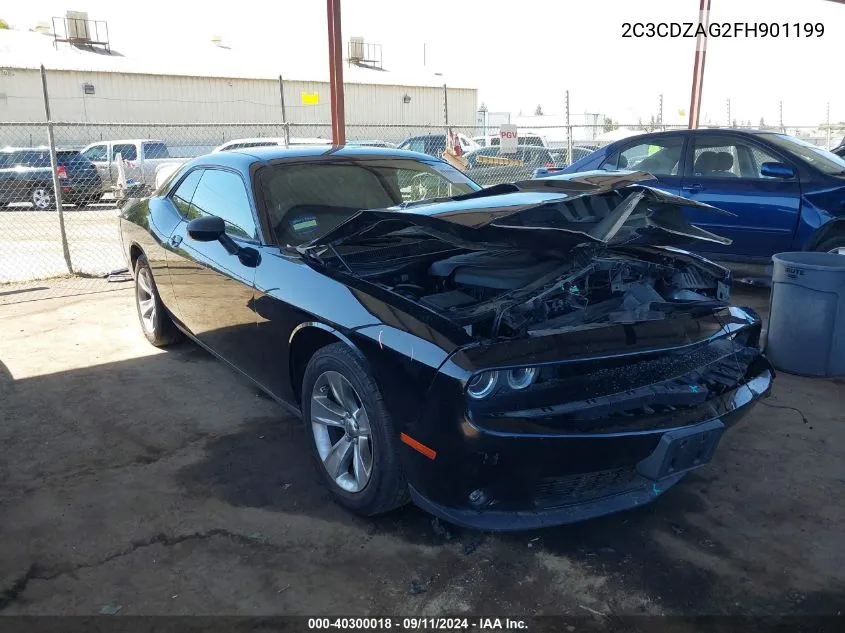 2015 Dodge Challenger Sxt VIN: 2C3CDZAG2FH901199 Lot: 40300018