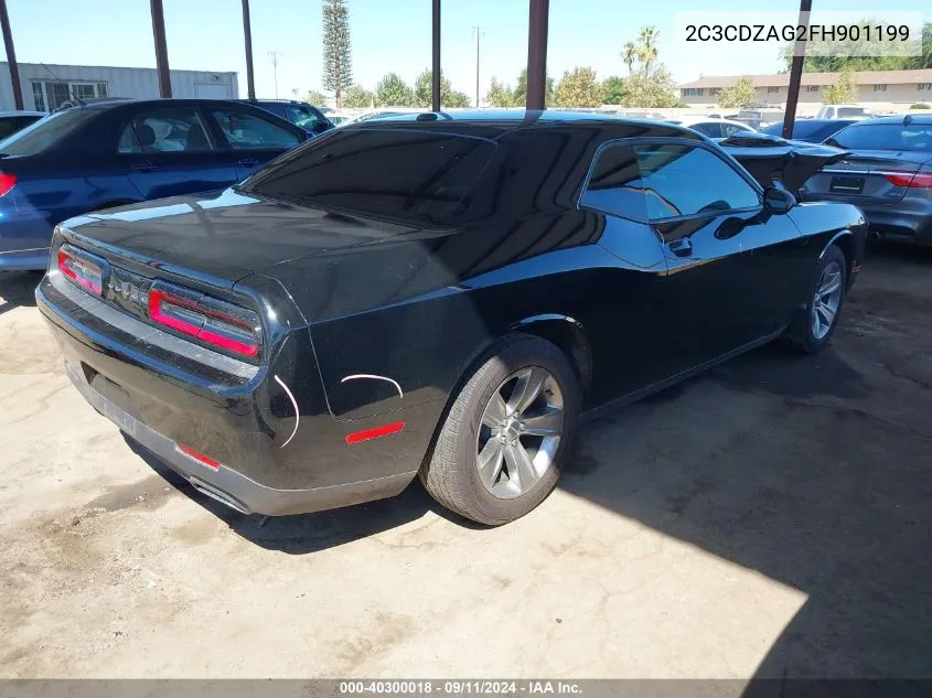 2015 Dodge Challenger Sxt VIN: 2C3CDZAG2FH901199 Lot: 40300018