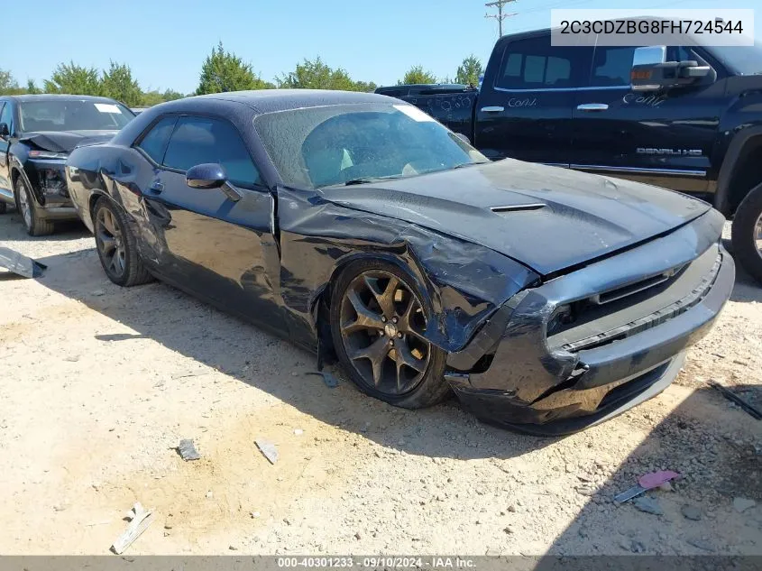 2015 Dodge Challenger Sxt Plus VIN: 2C3CDZBG8FH724544 Lot: 40301233