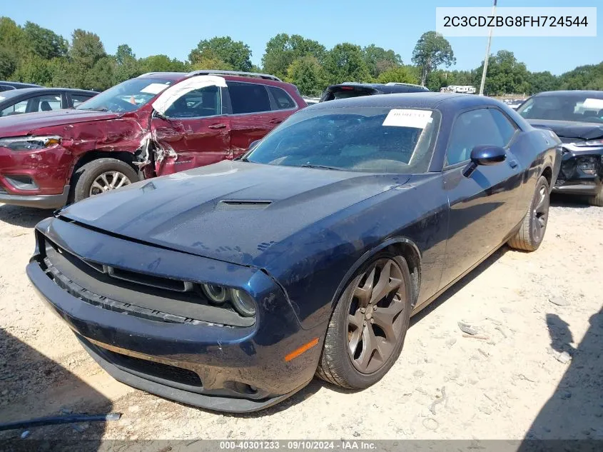 2015 Dodge Challenger Sxt Plus VIN: 2C3CDZBG8FH724544 Lot: 40301233