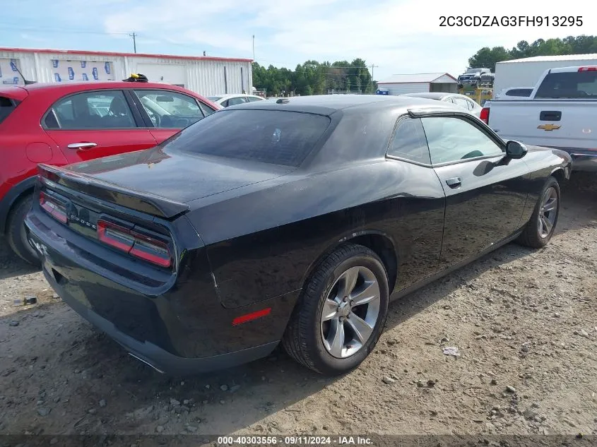 2C3CDZAG3FH913295 2015 Dodge Challenger Sxt