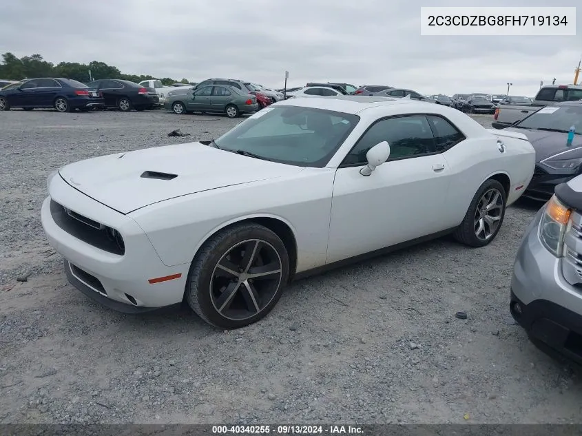 2015 Dodge Challenger Sxt Plus VIN: 2C3CDZBG8FH719134 Lot: 40340255