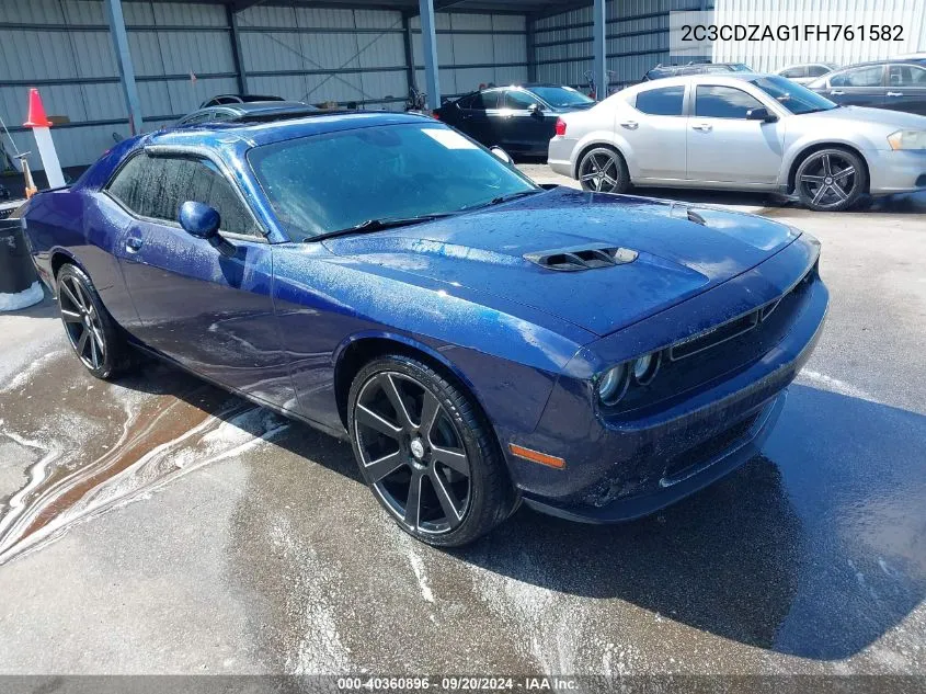 2015 Dodge Challenger Sxt VIN: 2C3CDZAG1FH761582 Lot: 40360896