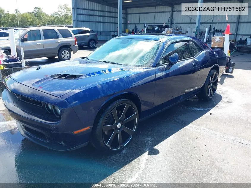 2015 Dodge Challenger Sxt VIN: 2C3CDZAG1FH761582 Lot: 40360896