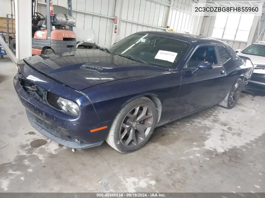 2015 Dodge Challenger Sxt Plus VIN: 2C3CDZBG8FH855960 Lot: 40380514