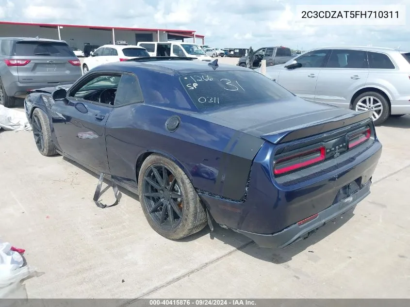 2015 Dodge Challenger R/T VIN: 2C3CDZAT5FH710311 Lot: 40415876