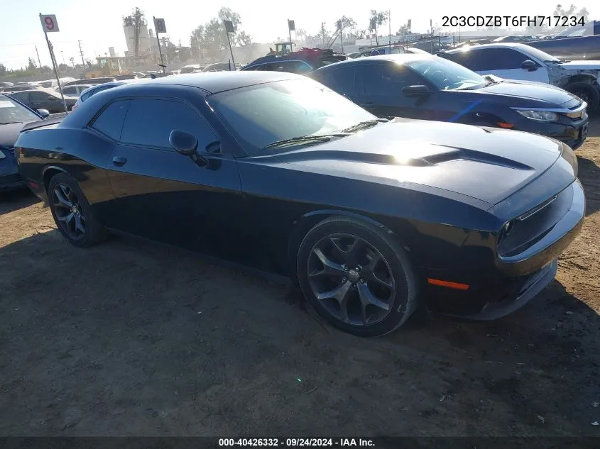 2015 Dodge Challenger R/T Plus VIN: 2C3CDZBT6FH717234 Lot: 40426332