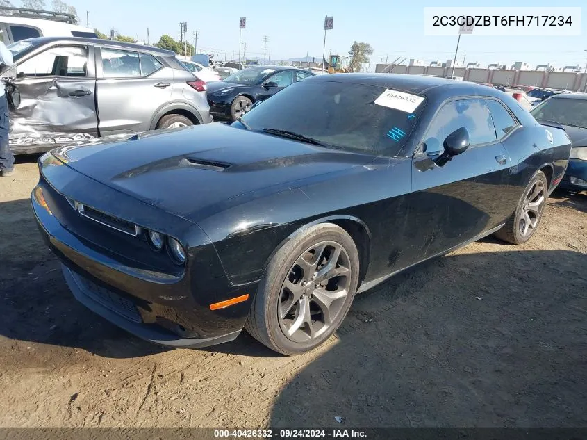 2015 Dodge Challenger R/T Plus VIN: 2C3CDZBT6FH717234 Lot: 40426332