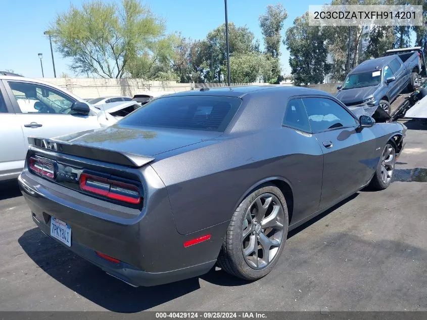 2015 Dodge Challenger Sxt VIN: 2C3CDZATXFH914201 Lot: 40429124