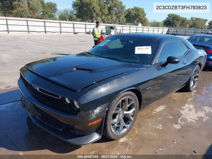 2015 Dodge Challenger R/T Plus VIN: 2C3CDZBT3FH783823 Lot: 40457345