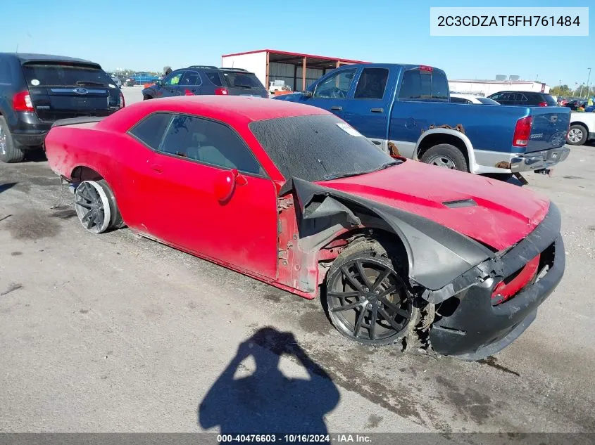 2015 Dodge Challenger Sxt Or R/T VIN: 2C3CDZAT5FH761484 Lot: 40476603