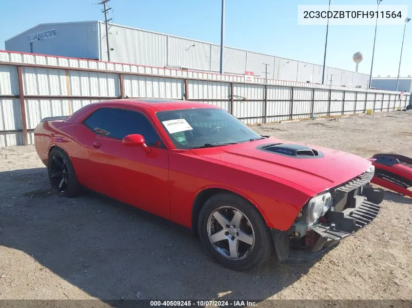 2015 Dodge Challenger Sxt Plus VIN: 2C3CDZBT0FH911564 Lot: 40509245