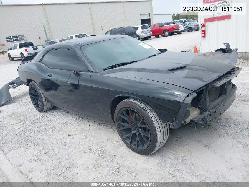 2015 Dodge Challenger Sxt VIN: 2C3CDZAG2FH811051 Lot: 40571481