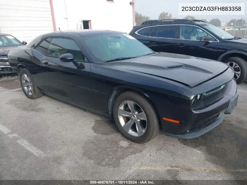 2015 Dodge Challenger Sxt VIN: 2C3CDZAG3FH883358 Lot: 40576701